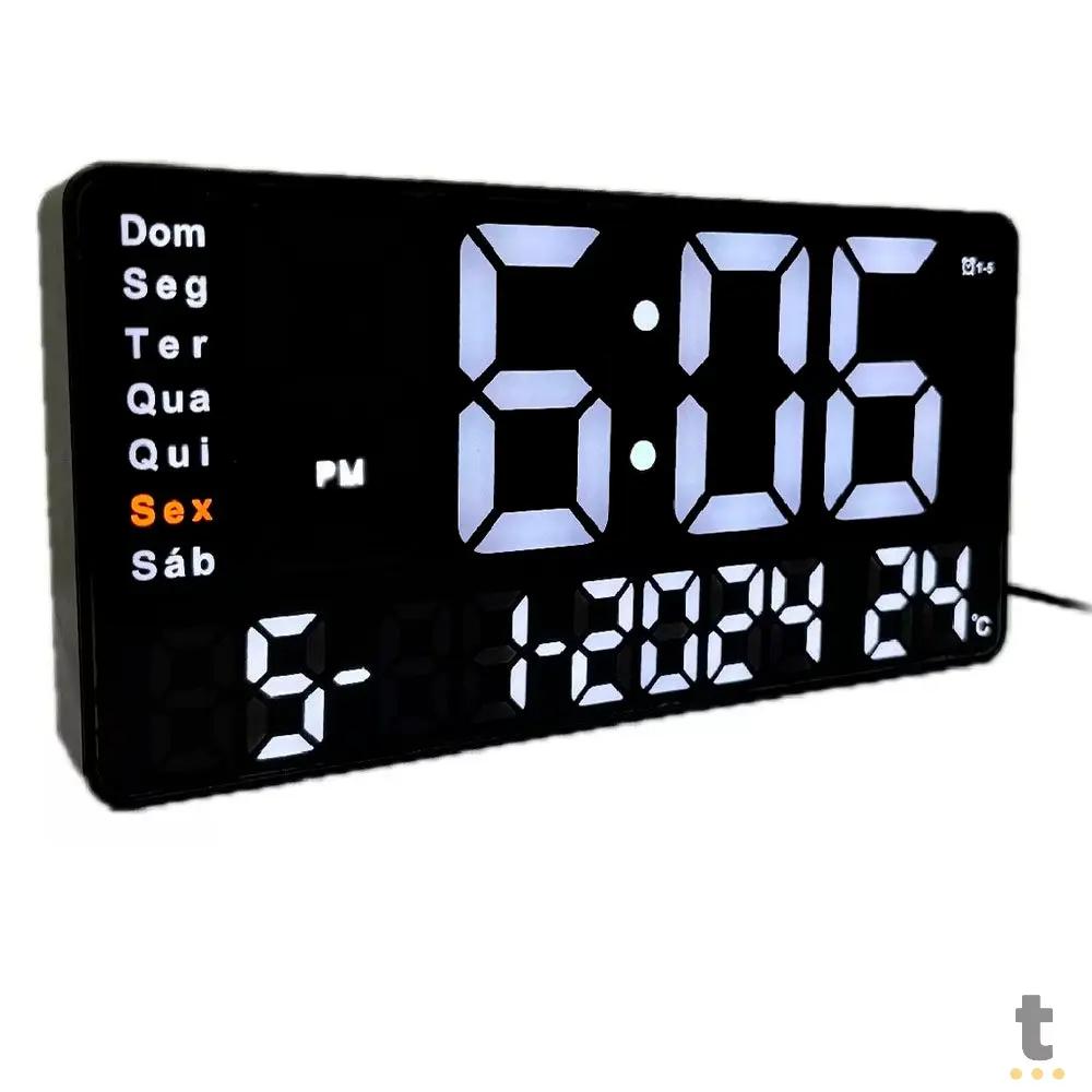 Relogio De Parede Led Digital Lelong - LE-2167 Truedata